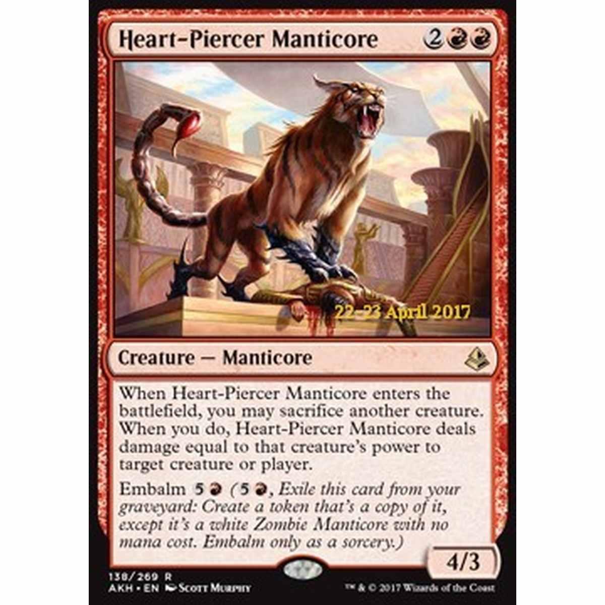Heart-Piercer Manticore - Manticora Trafiggicuore - [PAKH] [NM] [Foil]