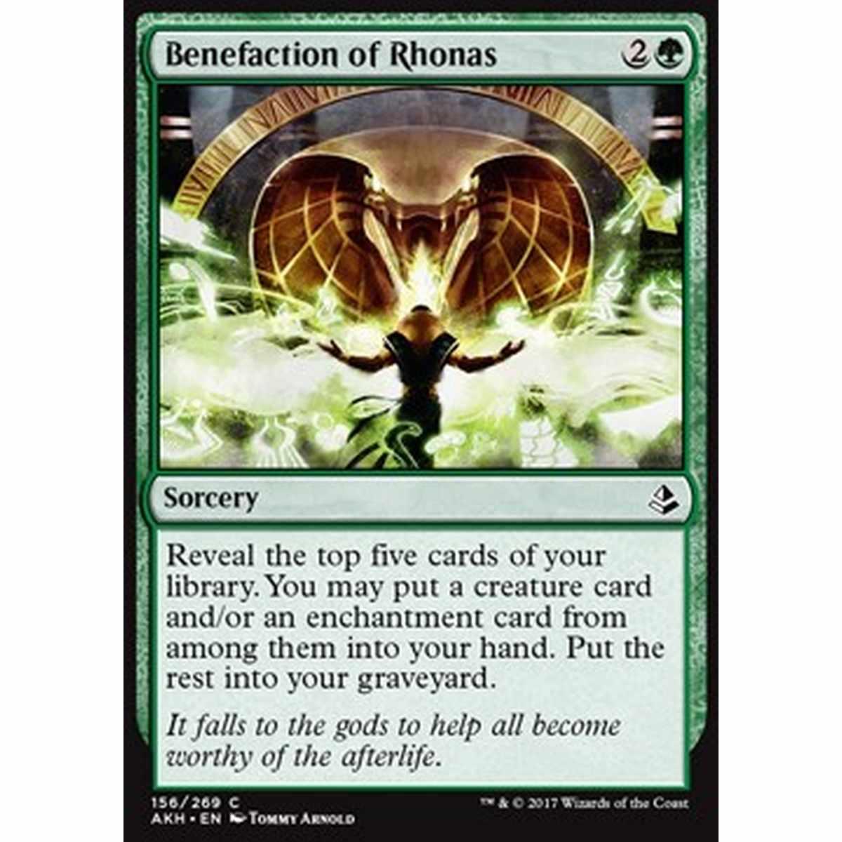 Benefaction of Rhonas - Munificenza di Rhonas - [AKH] [NM] [Foil]