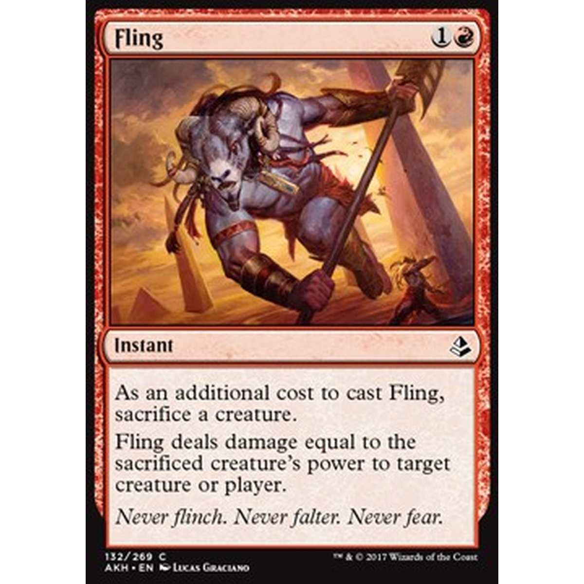Fling - Scagliare - [AKH] [NM] [Foil]