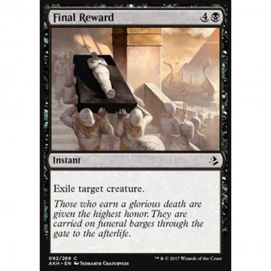 Final Reward - Ricompensa Finale - [AKH] [NM] [Foil]