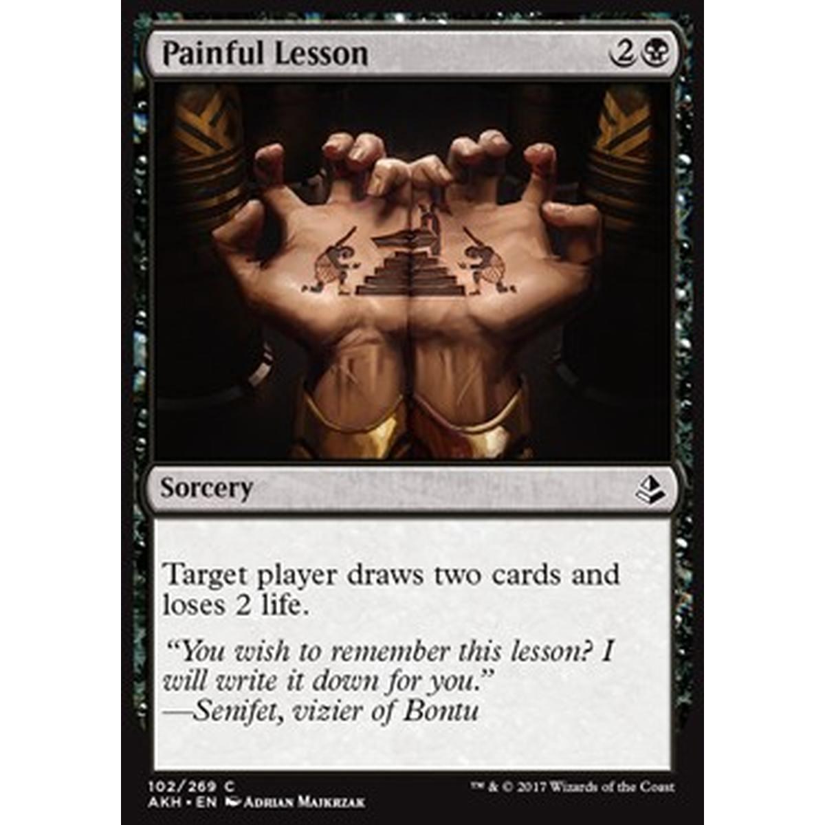 Painful Lesson - Lezione Dolorosa - [AKH] [NM] [Foil]