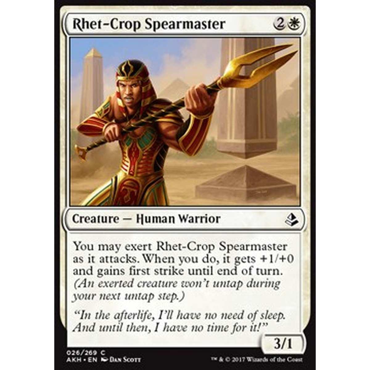Rhet-Crop Spearmaster - Lanciere della Messe Rhet - [AKH] [NM] [Foil]