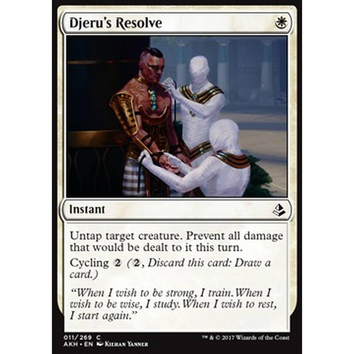 Djeru's Resolve - Determinazione di Djeru - [AKH] [NM] [Foil]