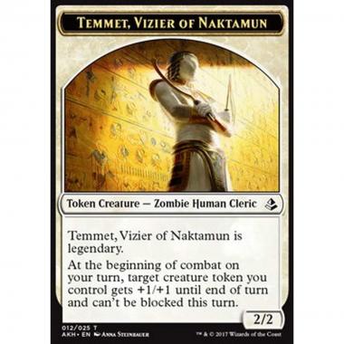 Temmet, Vizier of Naktamun Token - Temmet, Visir di Naktamun Token - [AKH] [NM]