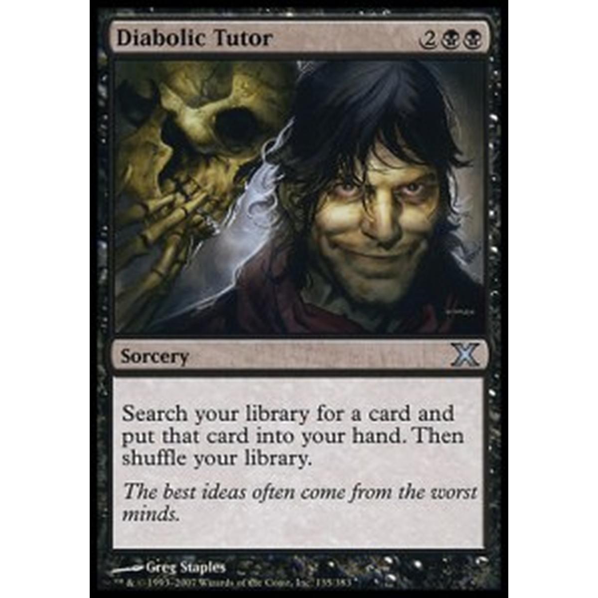 Diabolic Tutor - Tutore Diabolico - [10E] [EX]