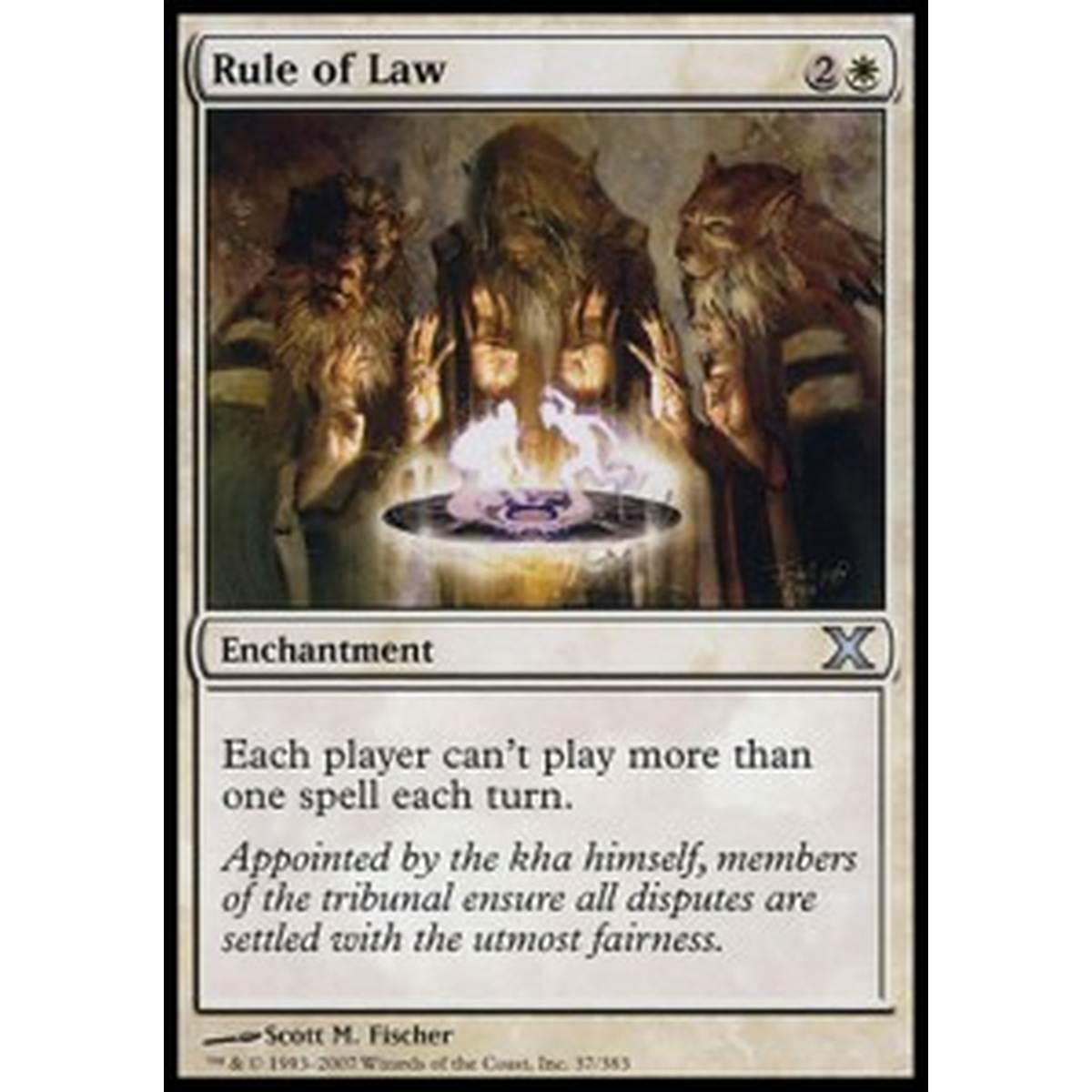 Rule of Law - Regola della Legge - [10E] [EX]
