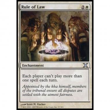 Rule of Law - Regola della Legge - [10E] [EX]