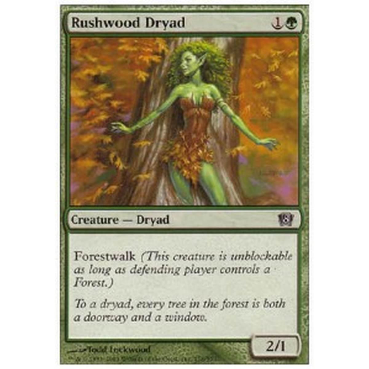 Rushwood Dryad - Driade di Bosco Lesto - [8ED] [EX] [Foil]