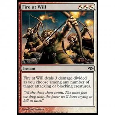 Fire at Will - Fuoco a Volont  - [EVE] [EX] [Foil]