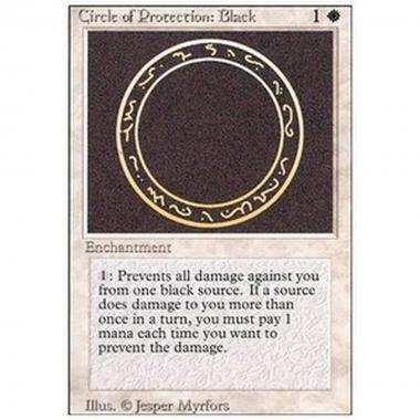 Circle of Protection: Black - Circle of Protection: Black - [3ED] [GD]
