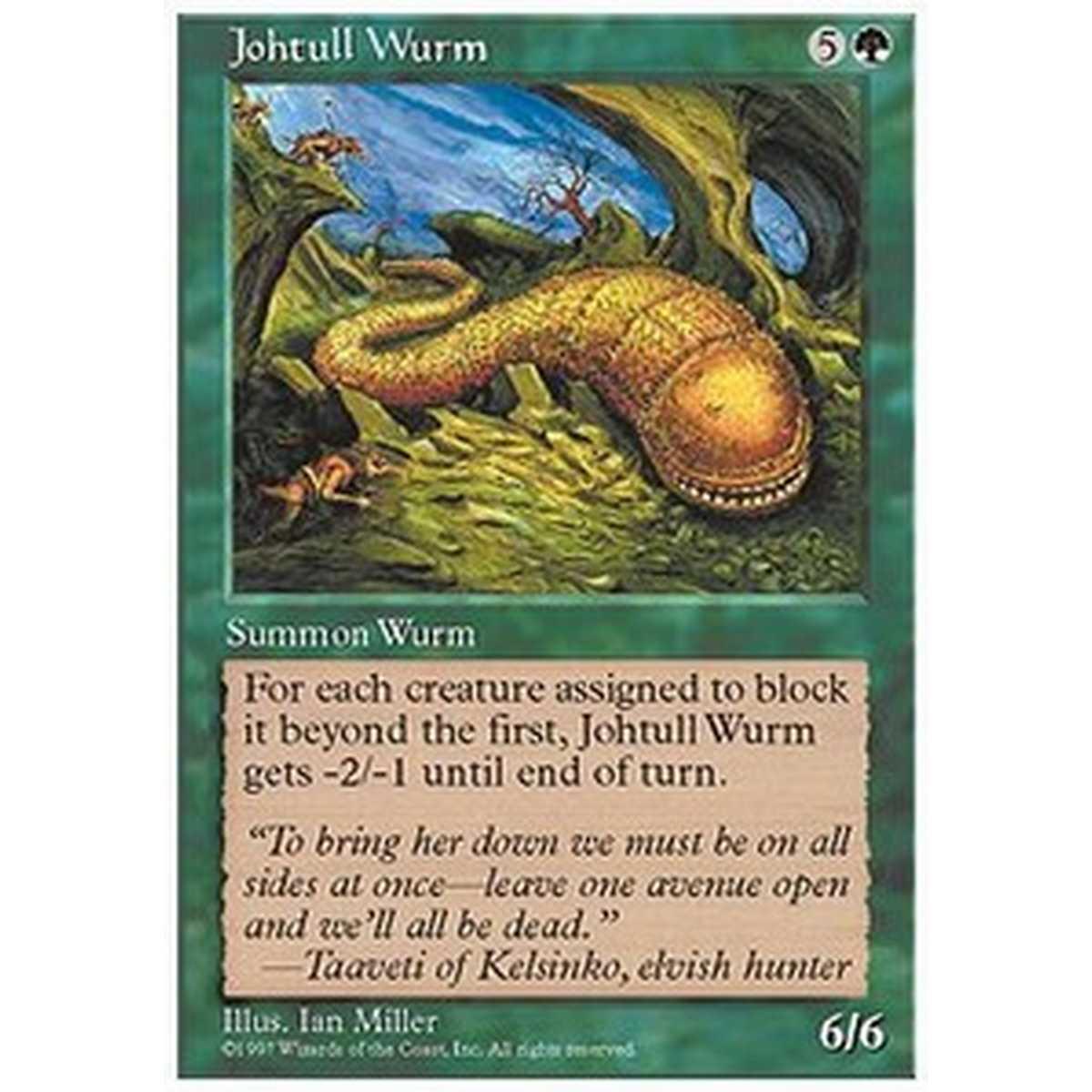 Johtull Wurm - Johtull Wurm - [5ED] [EX]