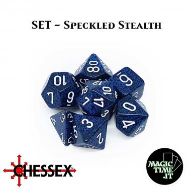 Set 7 DADI Chessex Speckled Stealth 25346