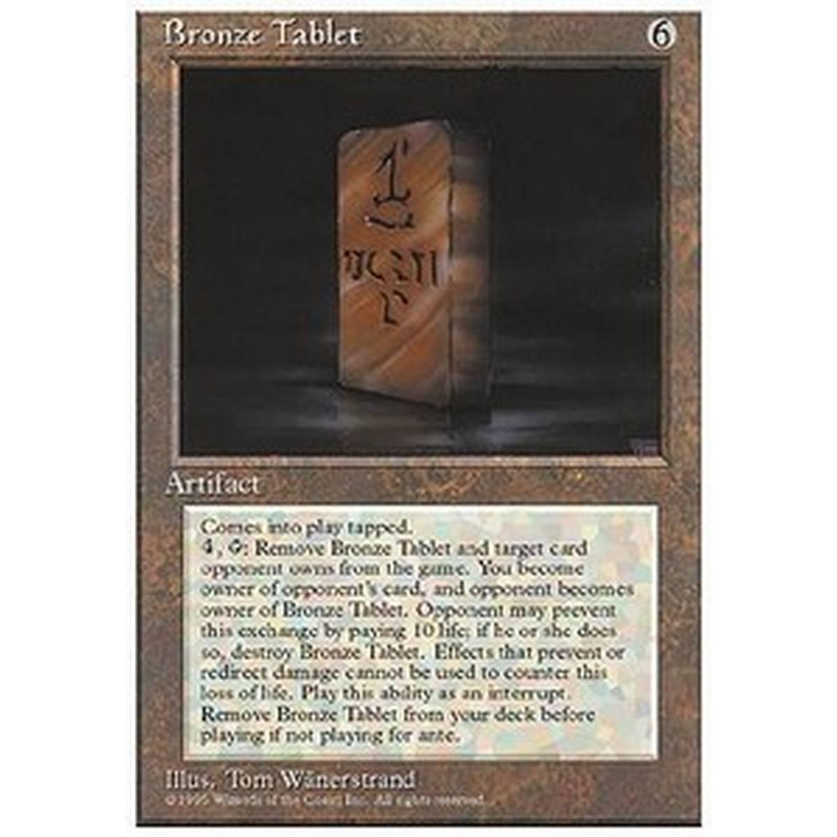 Bronze Tablet - Bronze Tablet - [4ED] [NM]