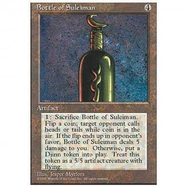 Bottle of Suleiman - Bottle of Suleiman - [4ED] [EX]