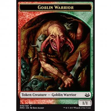 Goblin Warrior Token (Red and Green 1/1) - Goblin Warrior Token (Red and Green 1/1) - [MM3] [NM]