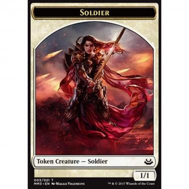 Soldier Token (White 1/1) - Soldier Token (White 1/1) - [MM3] [NM]