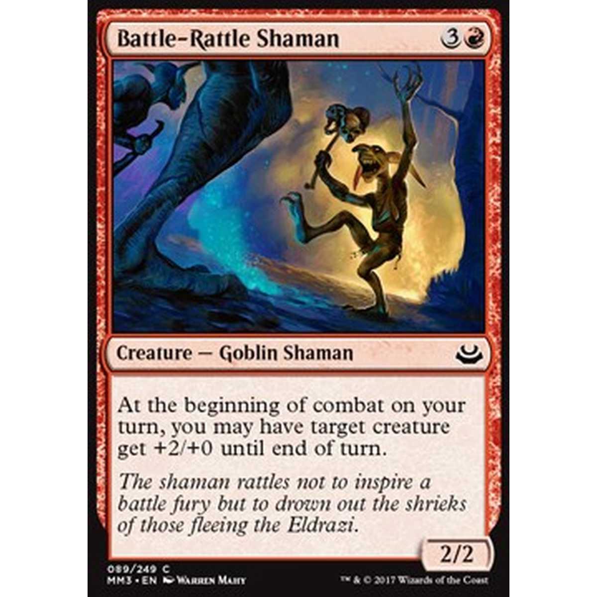 Battle-Rattle Shaman - Battle-Rattle Shaman - [MM3] [NM] [Foil]