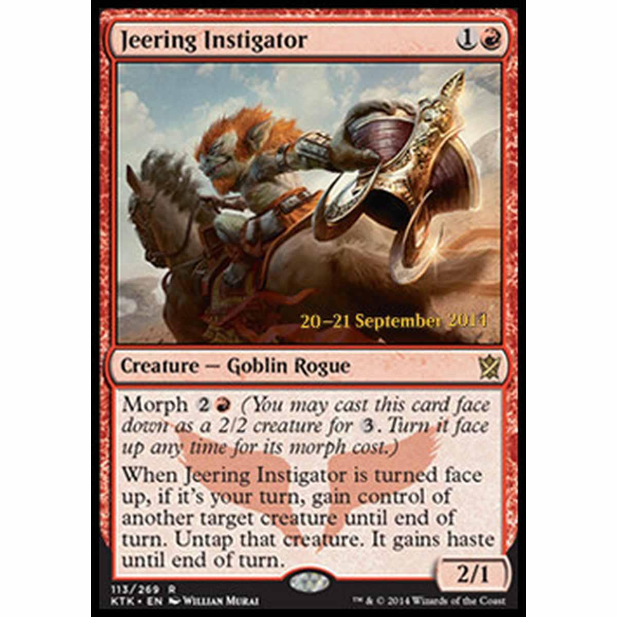 Jeering Instigator - Istigatore Sbeffeggiante - [PKTK] [NM] [Foil]