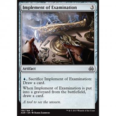 Implement of Examination - Strumento di Verifica - [AER] [NM] [Foil]