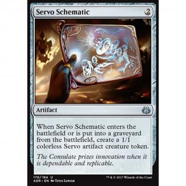 Servo Schematic - Progetto di Servomeccanismo - [AER] [NM] [Foil]