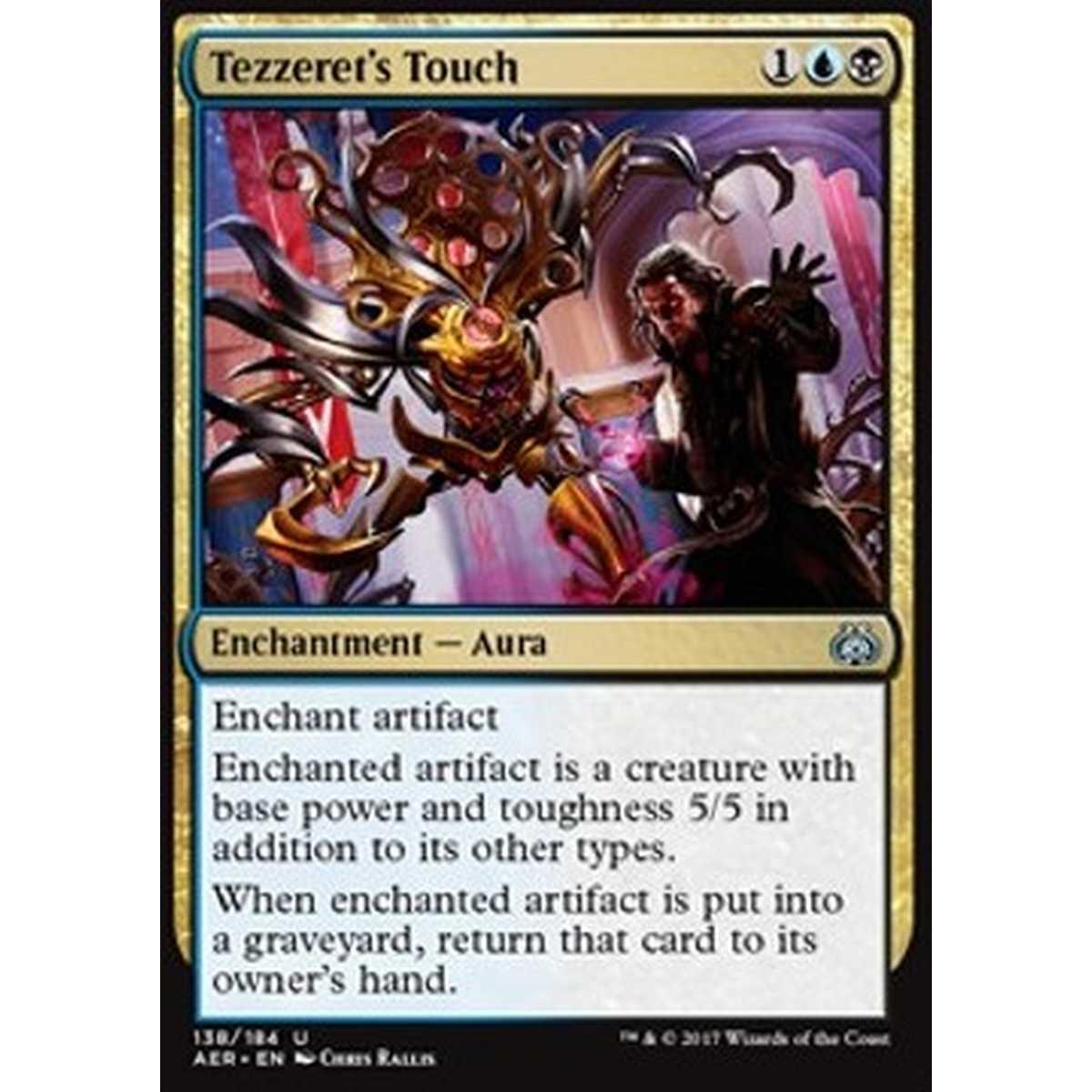 Tezzeret's Touch - Tocco di Tezzeret - [AER] [NM] [Foil]