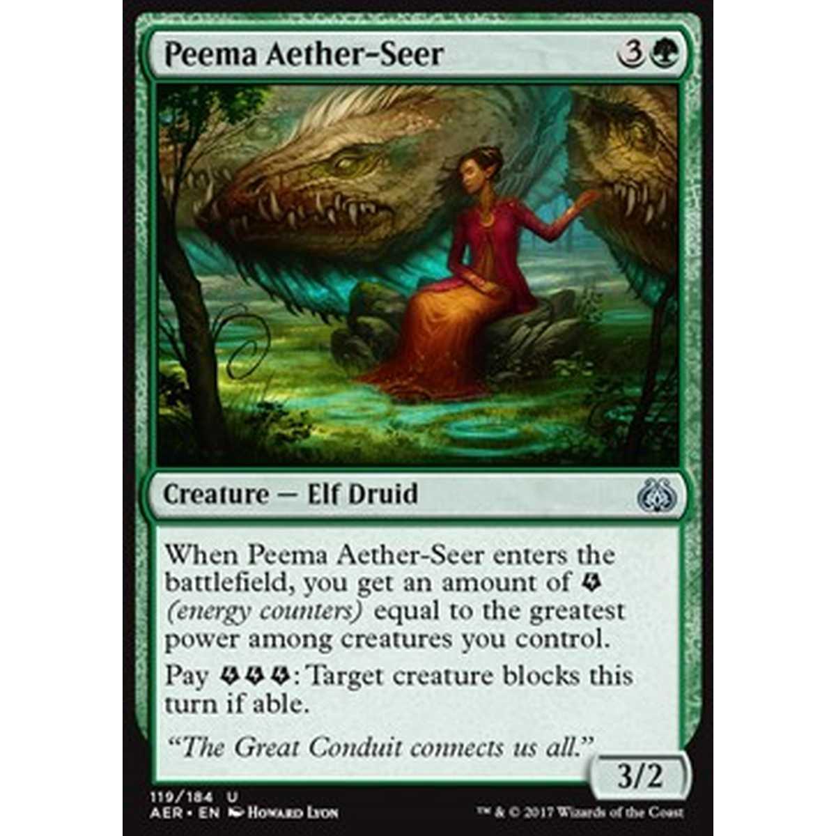 Peema Aether-Seer - Veggente dell'Etere di Peema - [AER] [NM] [Foil]