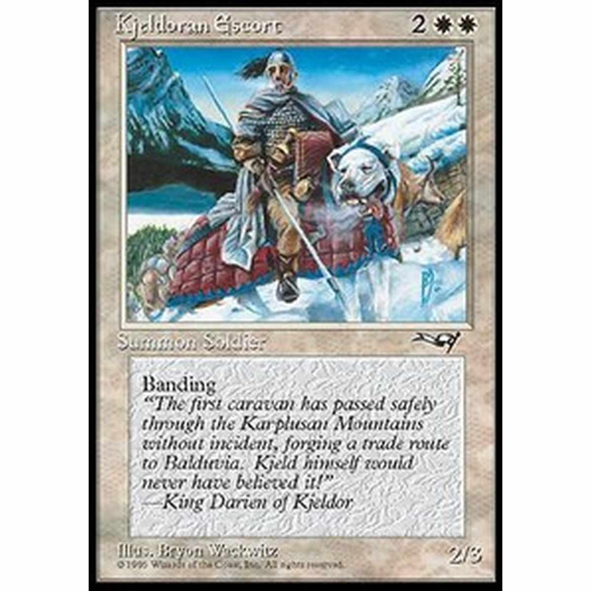 Kjeldoran Escort (V.1) - Kjeldoran Escort (V.1) - [ALL] [NM]