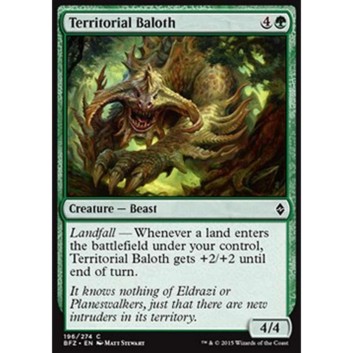 Territorial Baloth - Territorial Baloth - [BFZ] [NM] [Foil]