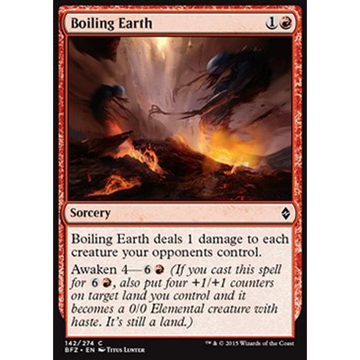 Boiling Earth - Boiling Earth - [BFZ] [NM] [Foil]