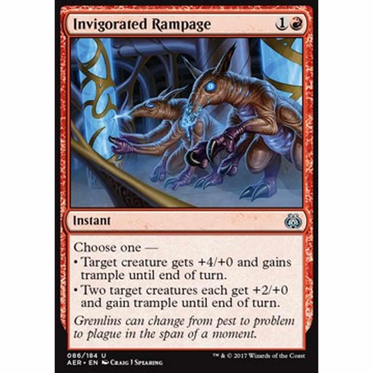 Invigorated Rampage - Invigorated Rampage - [AER] [NM]