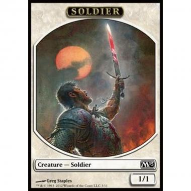 Soldier Token (White 1/1) - Soldier Token (White 1/1) - [M13] [NM]