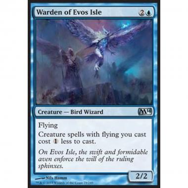 Warden of Evos Isle - Custode dell'Isola Evos - [M14] [NM] [Foil]