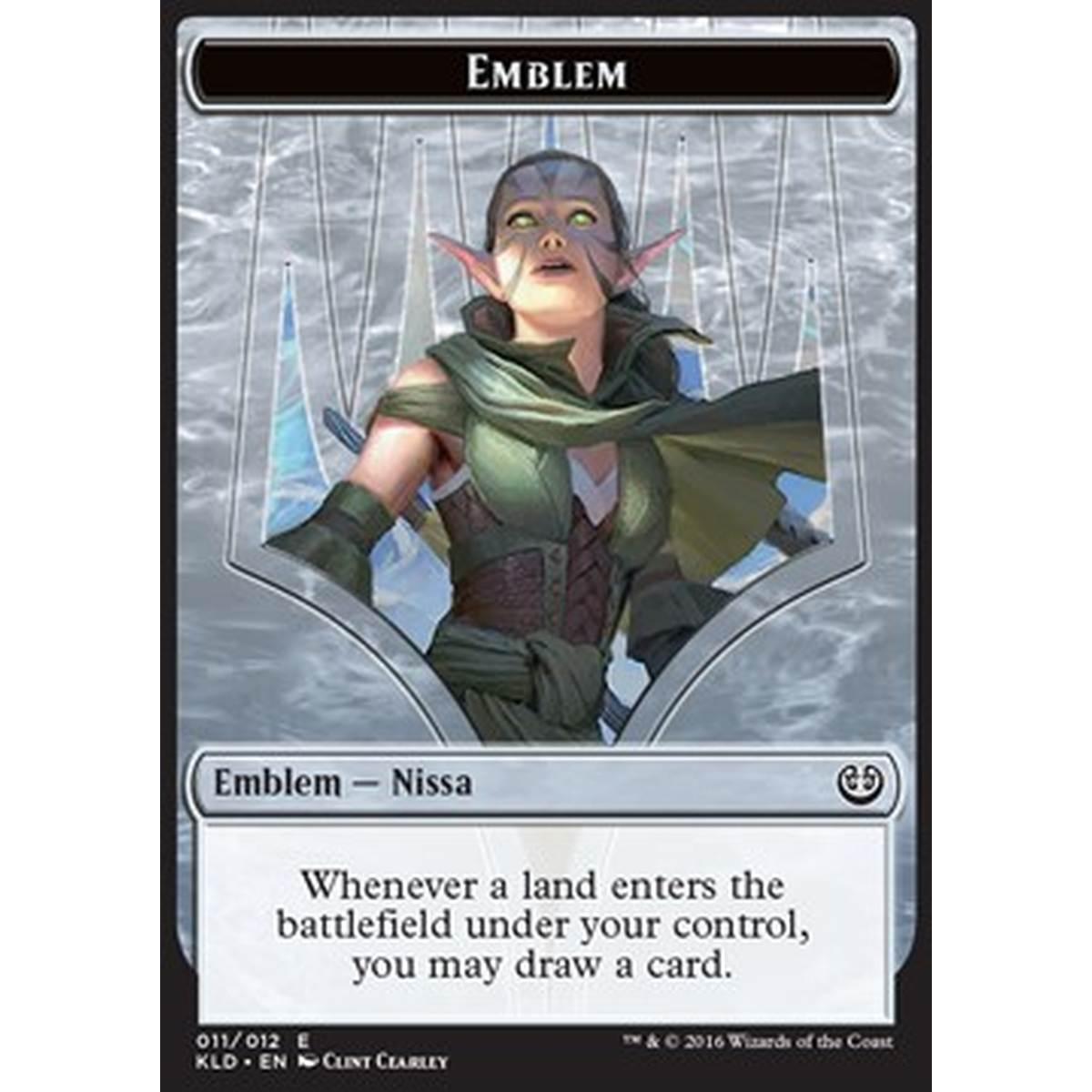 Nissa, Vital Force Emblem - Nissa, Vital Force Emblem - [KLD] [NM]