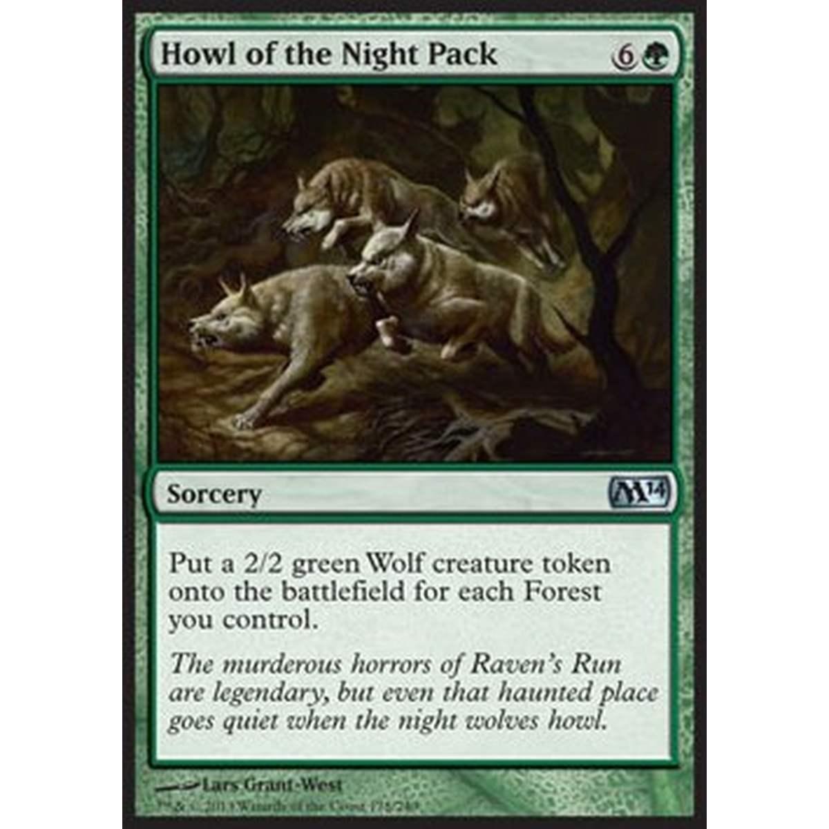 Howl of the Night Pack - Ululato del Branco Notturno - [M14] [NM] [Foil]