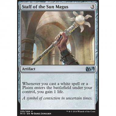 Staff of the Sun Magus - Bastone del Magus Solare - [M15] [NM] [Foil]