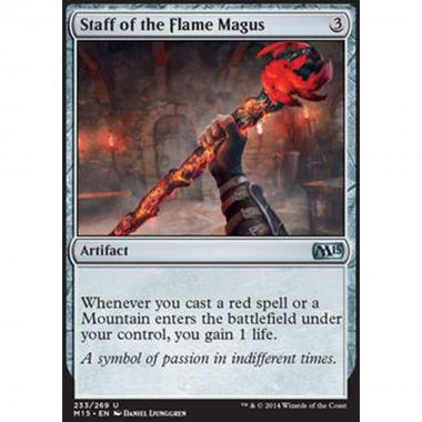 Staff of the Flame Magus - Bastone del Magus Infuocato - [M15] [NM] [Foil]