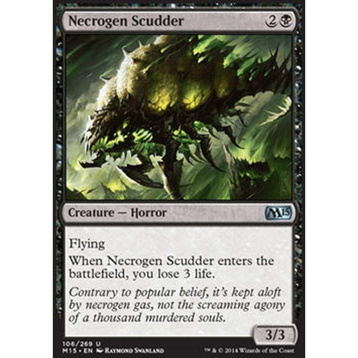 Necrogen Scudder - Spinta Necrogena - [M15] [NM] [Foil]