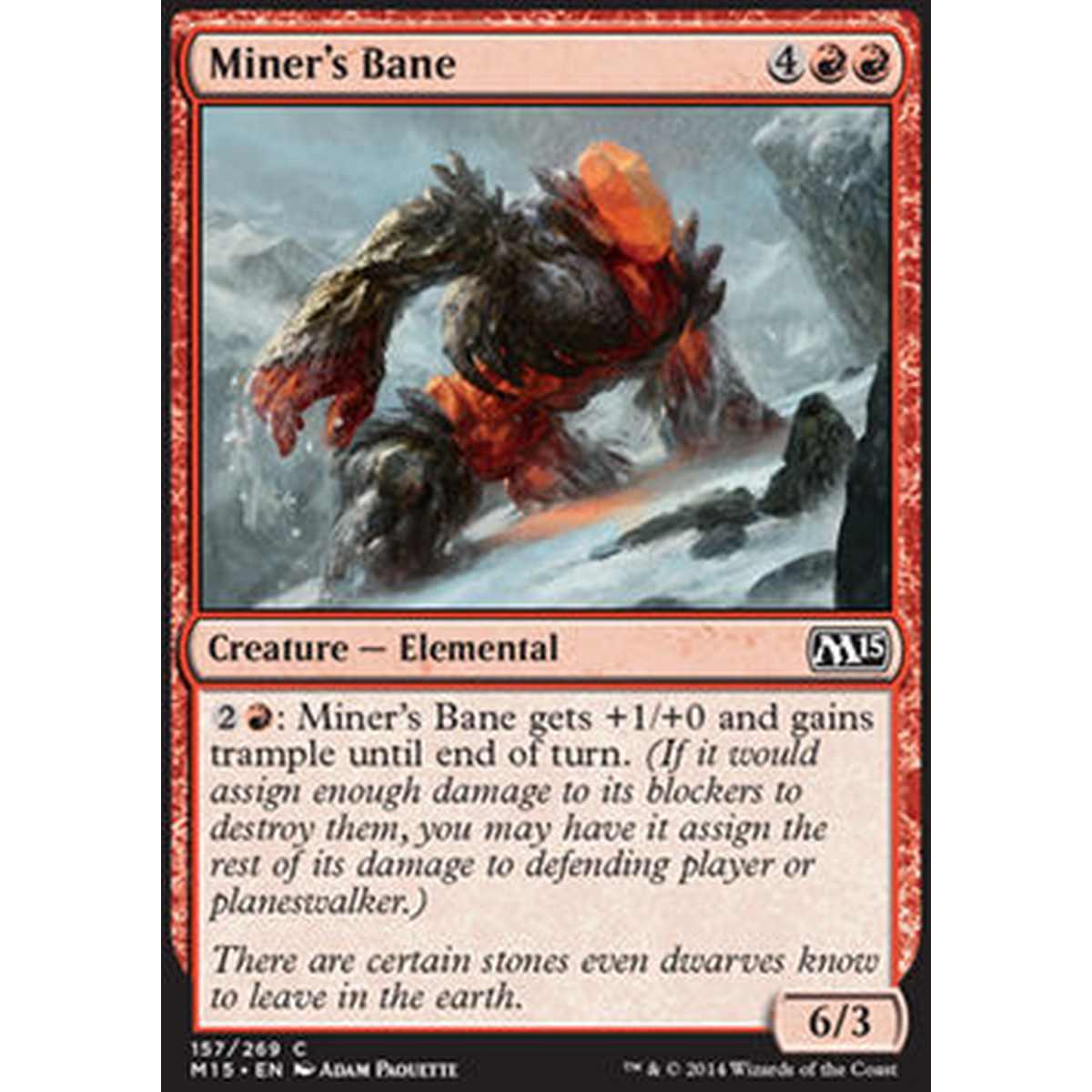 Miner's Bane - Flagello del Minatore - [M15] [NM] [Foil]