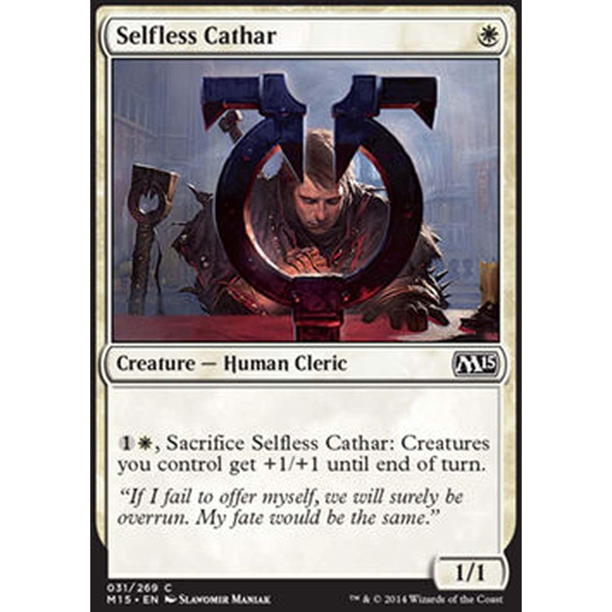 Selfless Cathar - Cataro Altruista - [M15] [NM] [Foil]