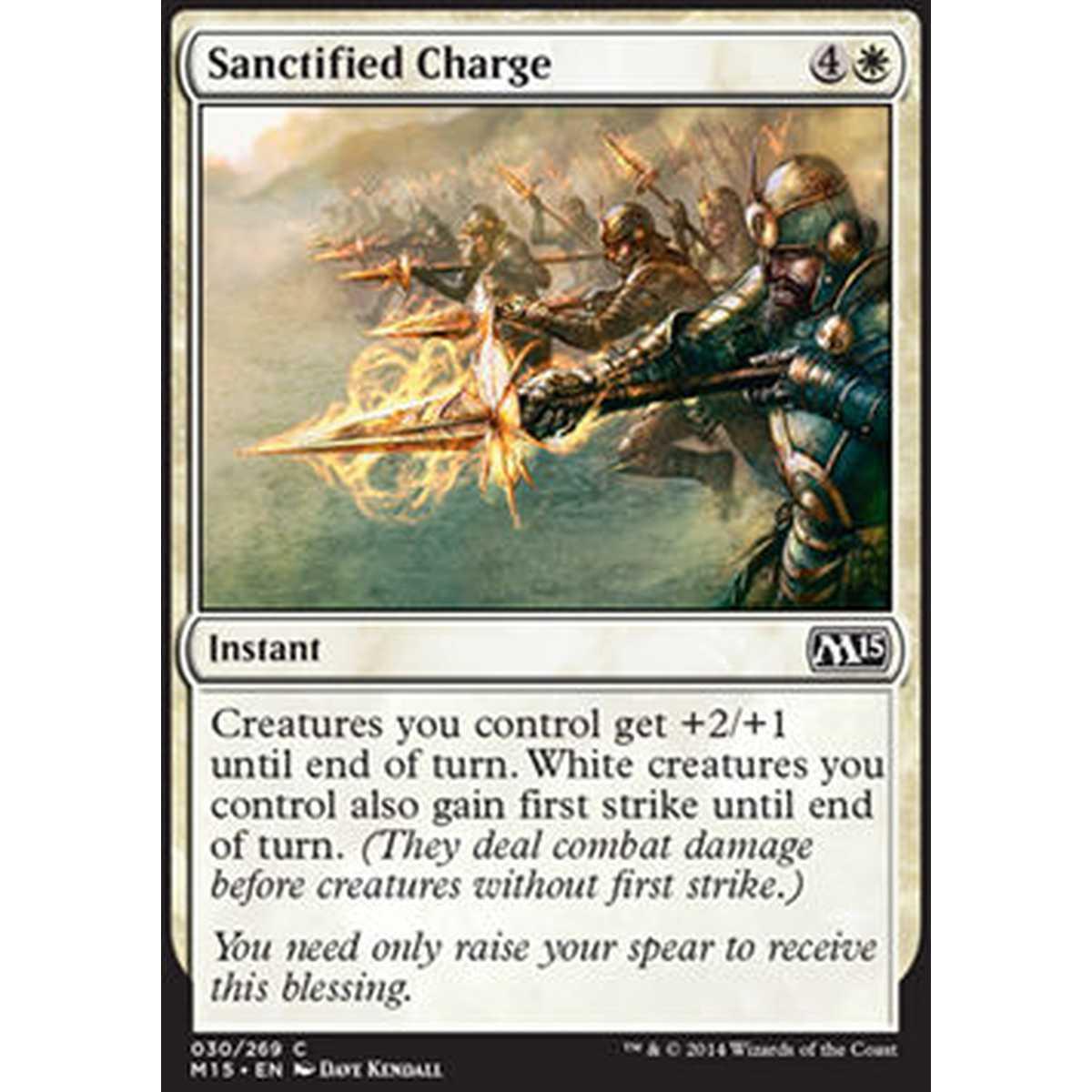 Sanctified Charge - Carica Consacrata - [M15] [NM] [Foil]