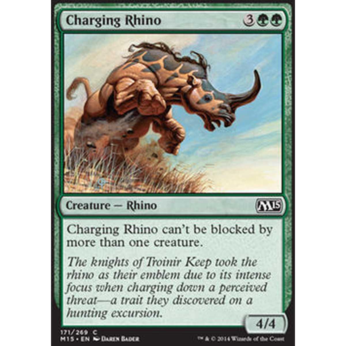 Charging Rhino - Rinoceronte alla Carica - [M15] [NM] [Foil]