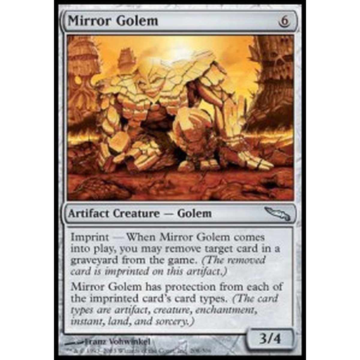Mirror Golem - Golem di Specchi - [MRD] [NM] [Foil]