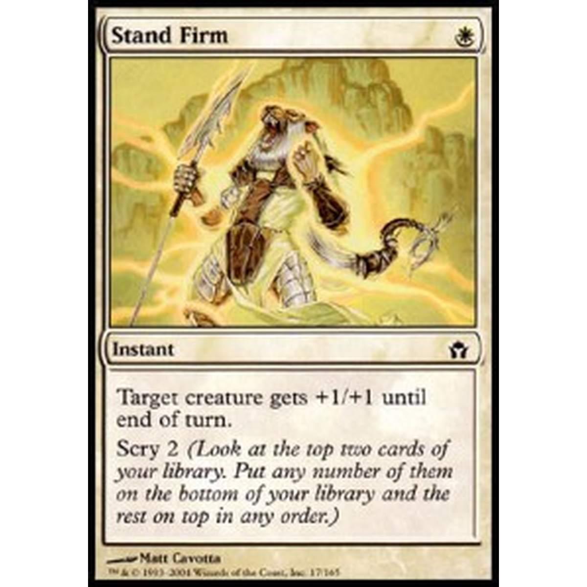 Stand Firm - Stand Firm - [5DN] [EX] [Foil]