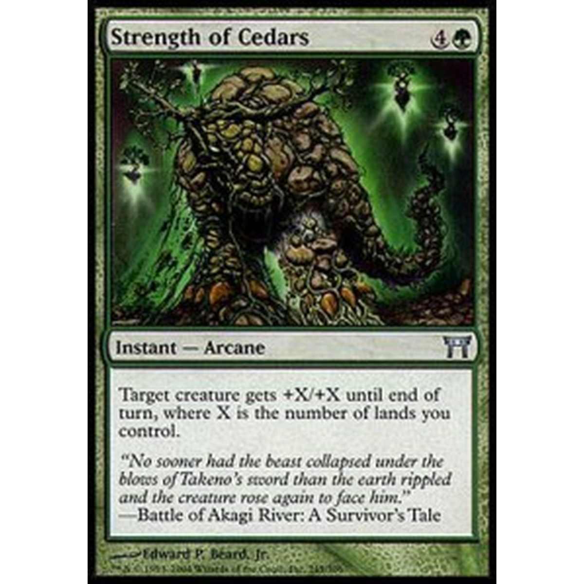 Strength of Cedars - Forza dei Cedri - [CHK] [EX] [Foil]