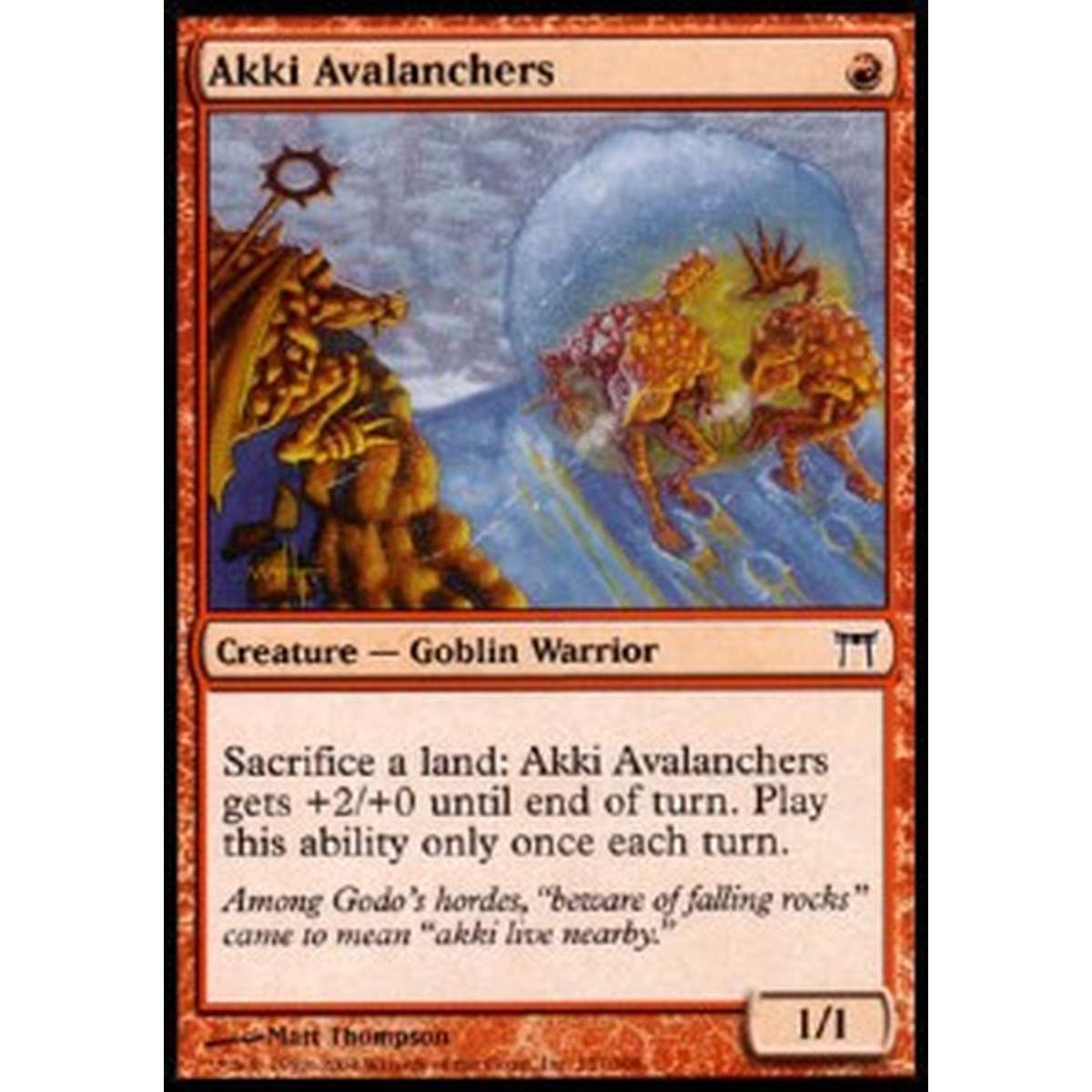 Akki Avalanchers - Valanghieri Akki - [CHK] [EX] [Foil]