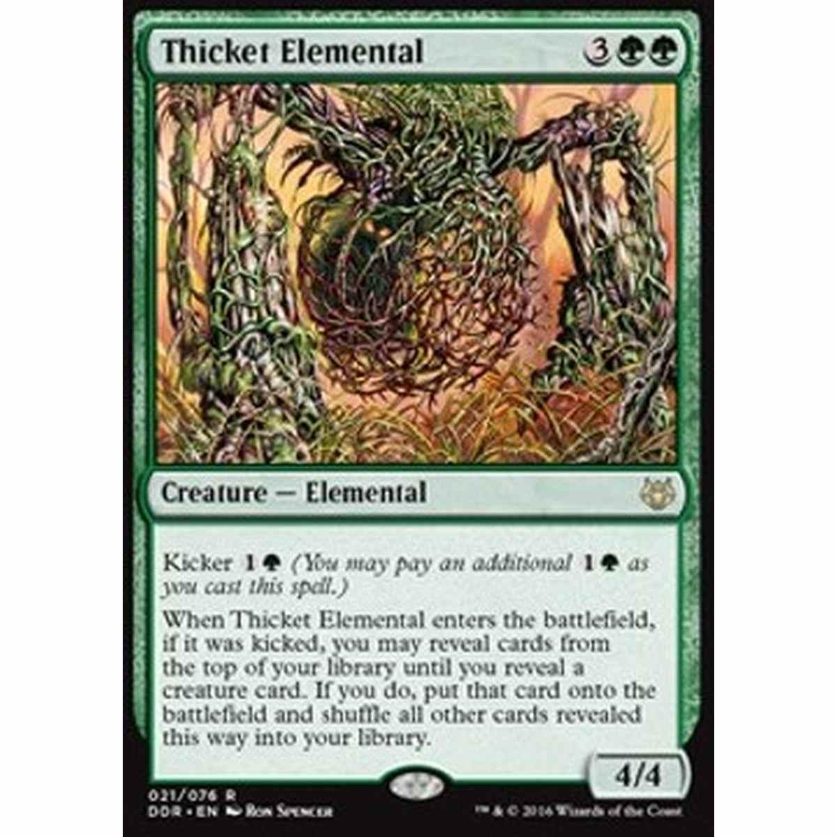 Thicket Elemental - Thicket Elemental - [DDR] [NM]