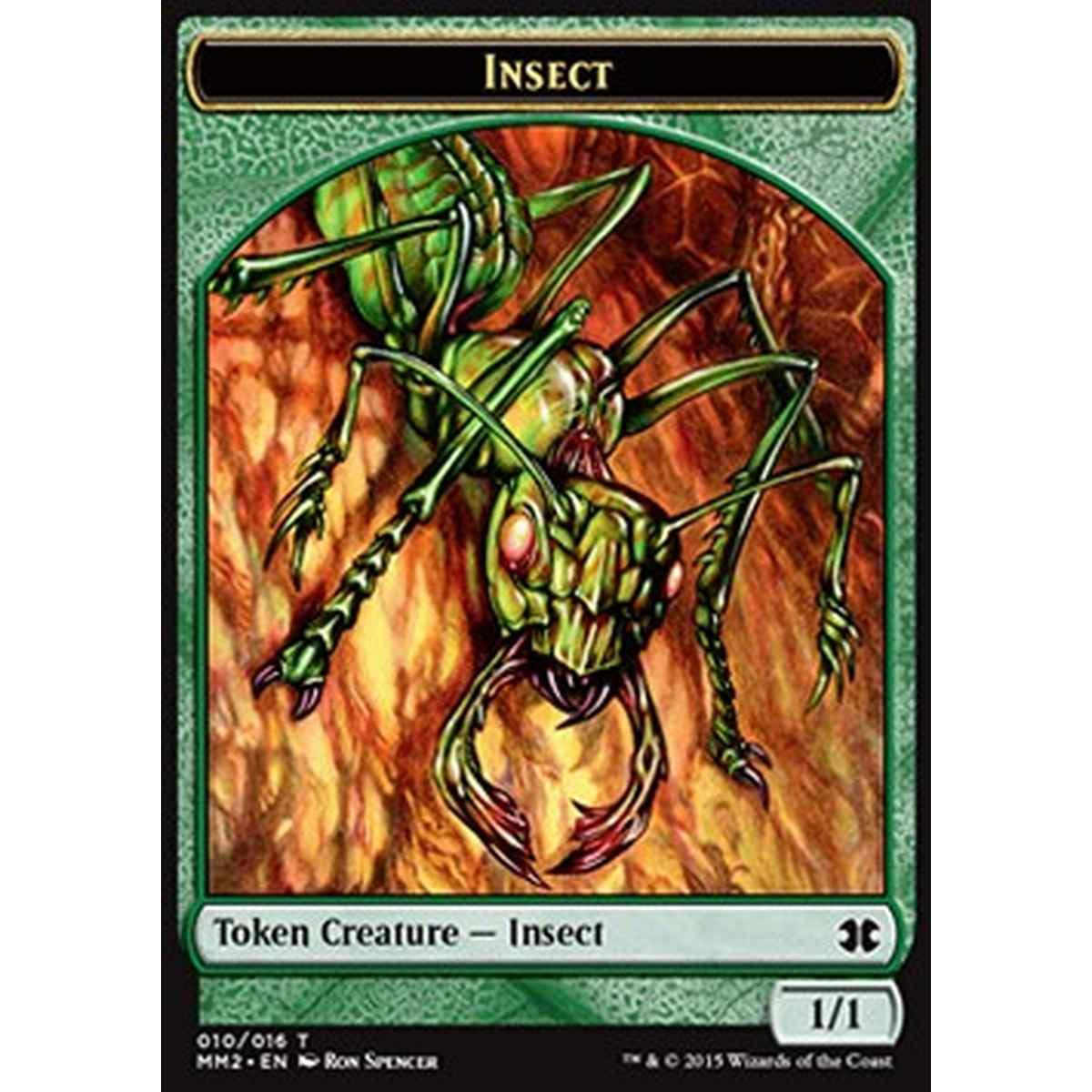 Insect Token (Green 1/1) - Insect Token (Green 1/1) - [MM2] [NM]