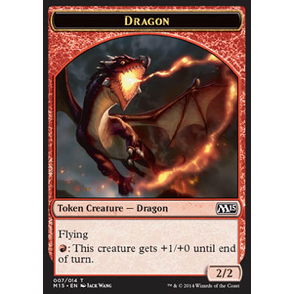 Dragon Token (Red 2/2) - Dragon Token (Red 2/2) - [M15] [NM]