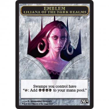 Liliana of the Dark Realms Emblem - Liliana of the Dark Realms Emblem - [M14] [NM]