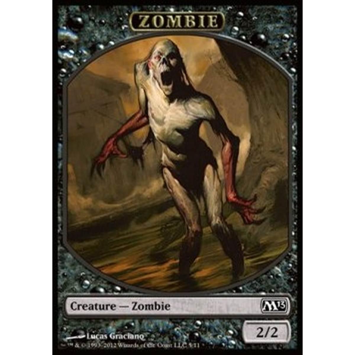 Zombie Token (Black 2/2) - Zombie Token (Black 2/2) - [M13] [NM]